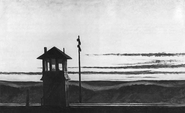 Edward Hopper, Railroad sunset